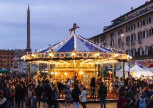 Giostrina in Piazza Navona ph. Turismo Roma