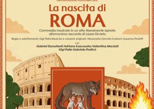La nascita di Roma-Foto: locandina ufficiale dello spettacolo