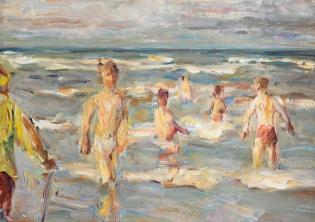 Max Liebermann – Un impressionista di Berlino-Foto: Max Liebermann, Ragazzi al bagno, 1899, Galleria d'Arte Moderna, Milano