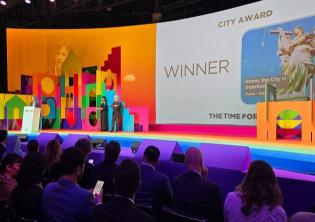 Roma Capitale vince lo Smart City Award allo Smart City Expo World Congress di Barcellona-Foto: pagina ufficiale Facebook di Roma Capitale 