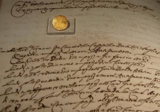Scudo d'oro dello Stato Pontificio di Papa Paolo III (1534-1549), Zecca di Roma. Collezione Banca d'Italia