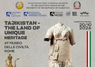 Tajikistan. The Land of Unique Heritage-Foto: locandina ufficiale della mostra Tajikistan. The Land of Unique Heritage-Foto: locandina ufficiale della mostra