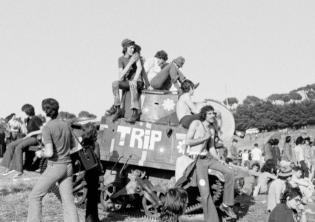 Tank Trip, Festival di Villa Pamphilj, Roma, 25-27 maggio 1972, © Giovanni Coccia