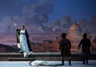 Tosca 1900, Anna Pirozzi (Tosca), ph Yasuko Kageyama-Opera di Roma 2015-16