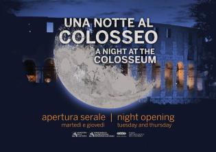 Una Notte al Colosseo-Foto: locandina ufficiale della manifestazione Una Notte al Colosseo-Foto: locandina ufficiale della manifestazione
