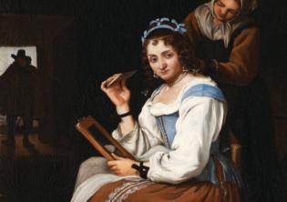 Ragazza che si pettina, Courtesy Accademia Nazionale di San Luca, Foto Giordano Bufo