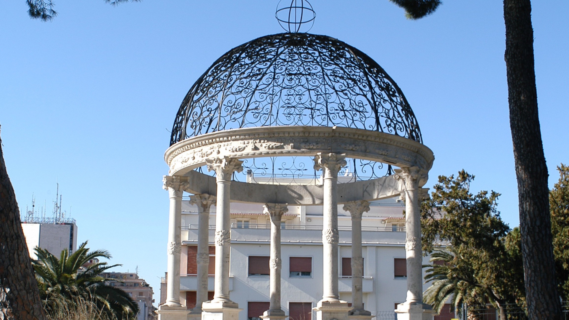 Villa Sciarra, Tempietto circolare, Foto Sovrintendenza Capitolina